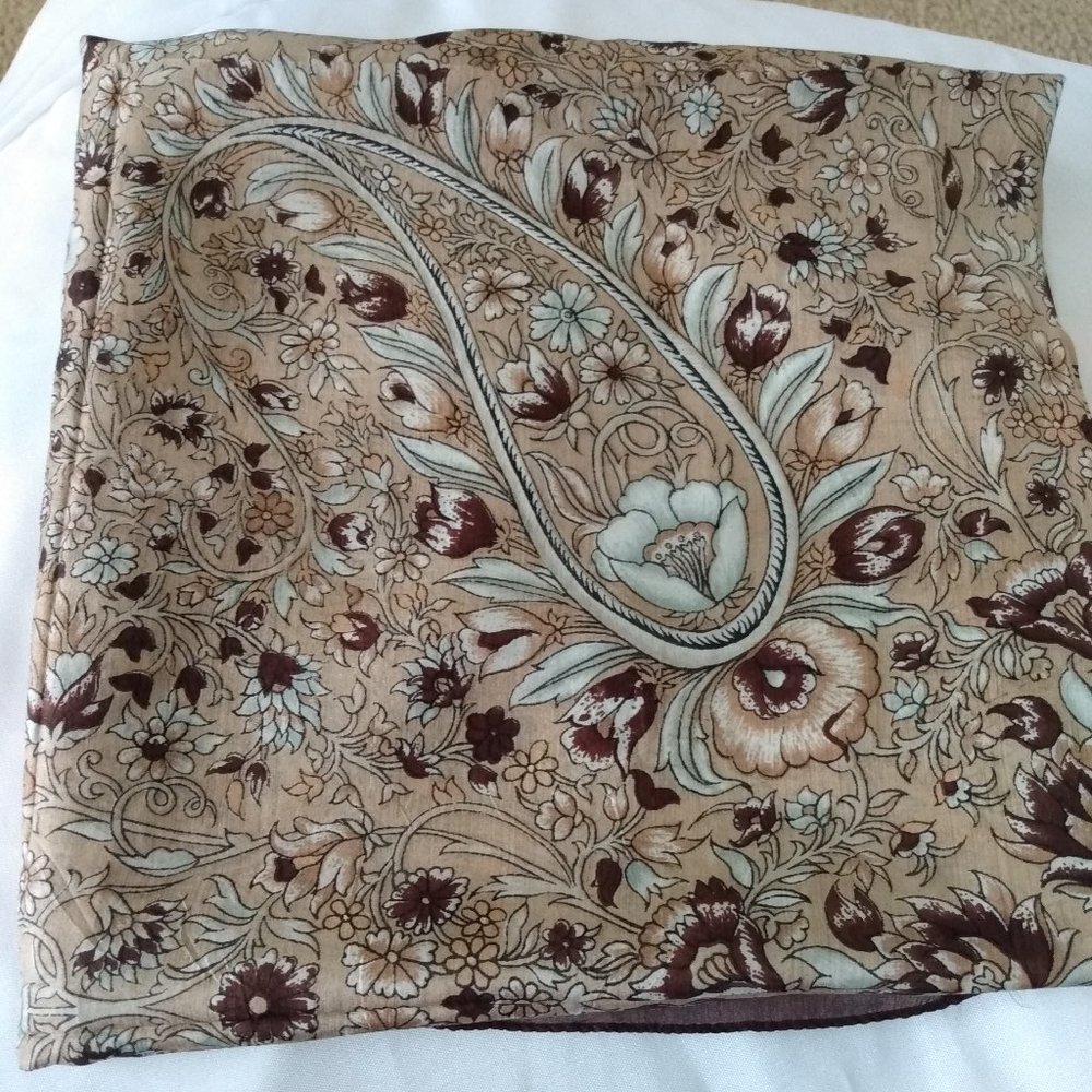 Foralscarf Multiple Pattern 100%Pure Silk - image 1